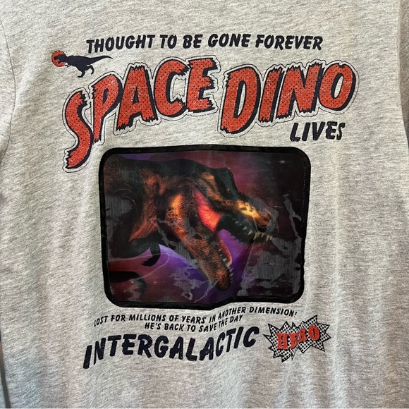 Gap Kids Interactive Dinosaur Lenticular Graphic T-Shirt Size XXL (14/16) EUC - Picture 2 of 10